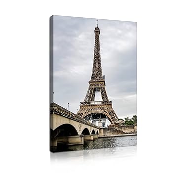 Amazon.co.jp: アートパネルパリのエッフェル塔インテリア絵画
